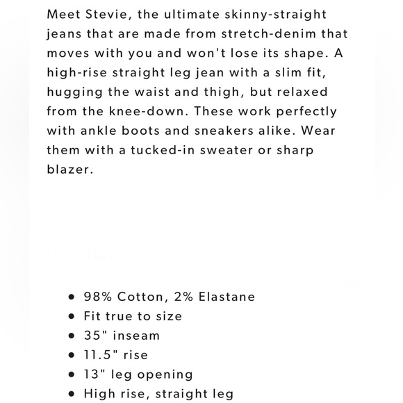 AG the Stevie Slim Straight, 30R - Picture 17 of 17